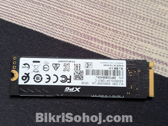 Adata Xpg 128gb Nvme Gen3 Ssd